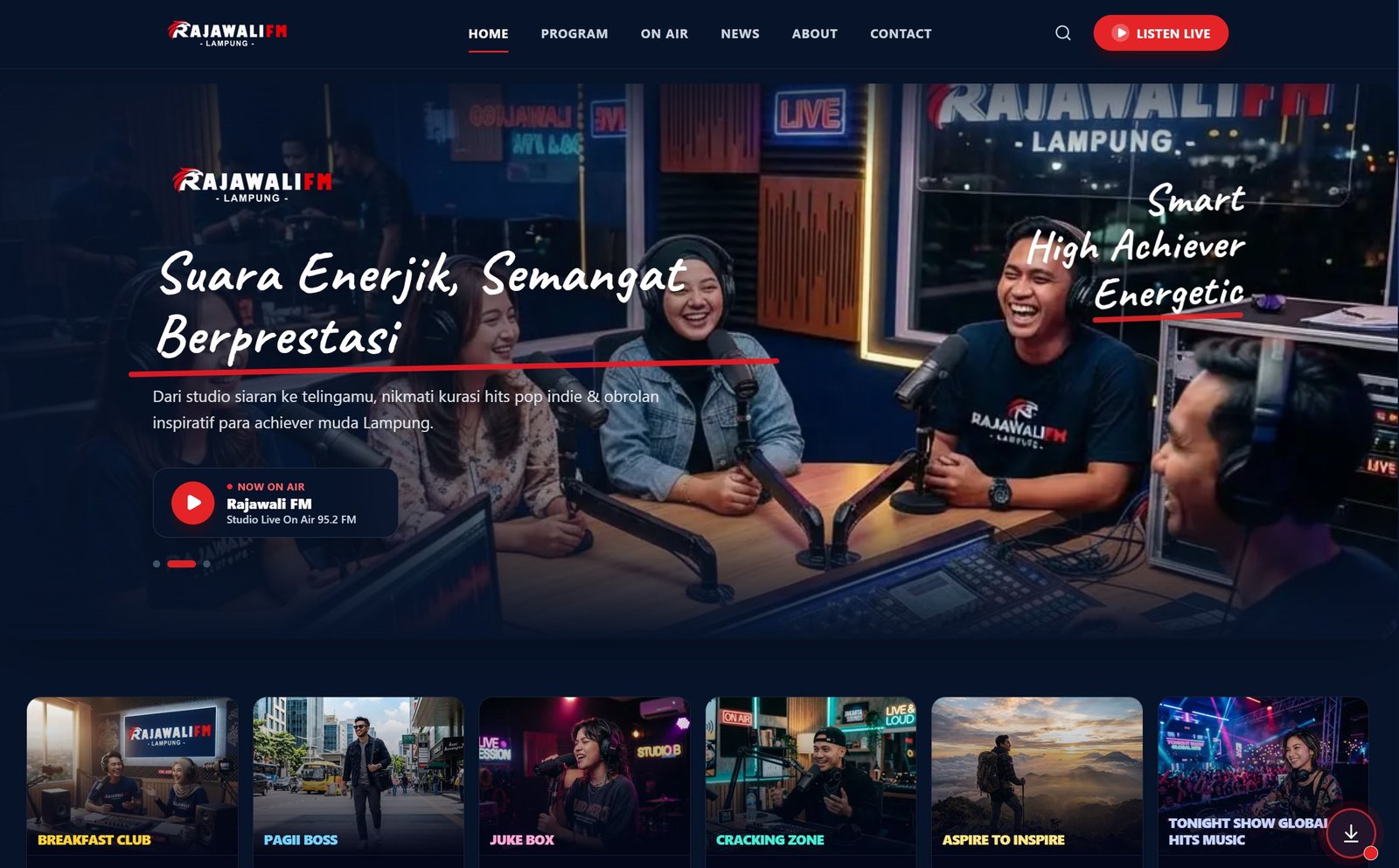 Rajawali FM Lampung 95.2 FM - Jadilah Versi Terbaik Dirimu